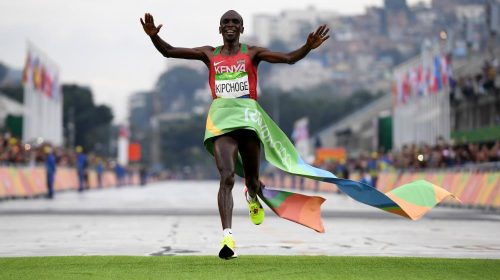 Keniata Kipchoge, oro en maratón